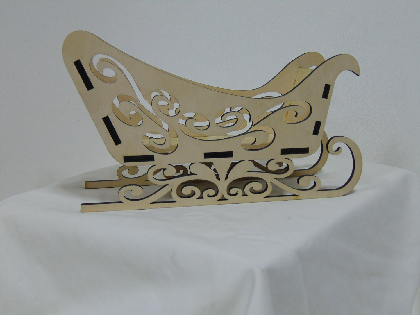 Santa sled candy dish