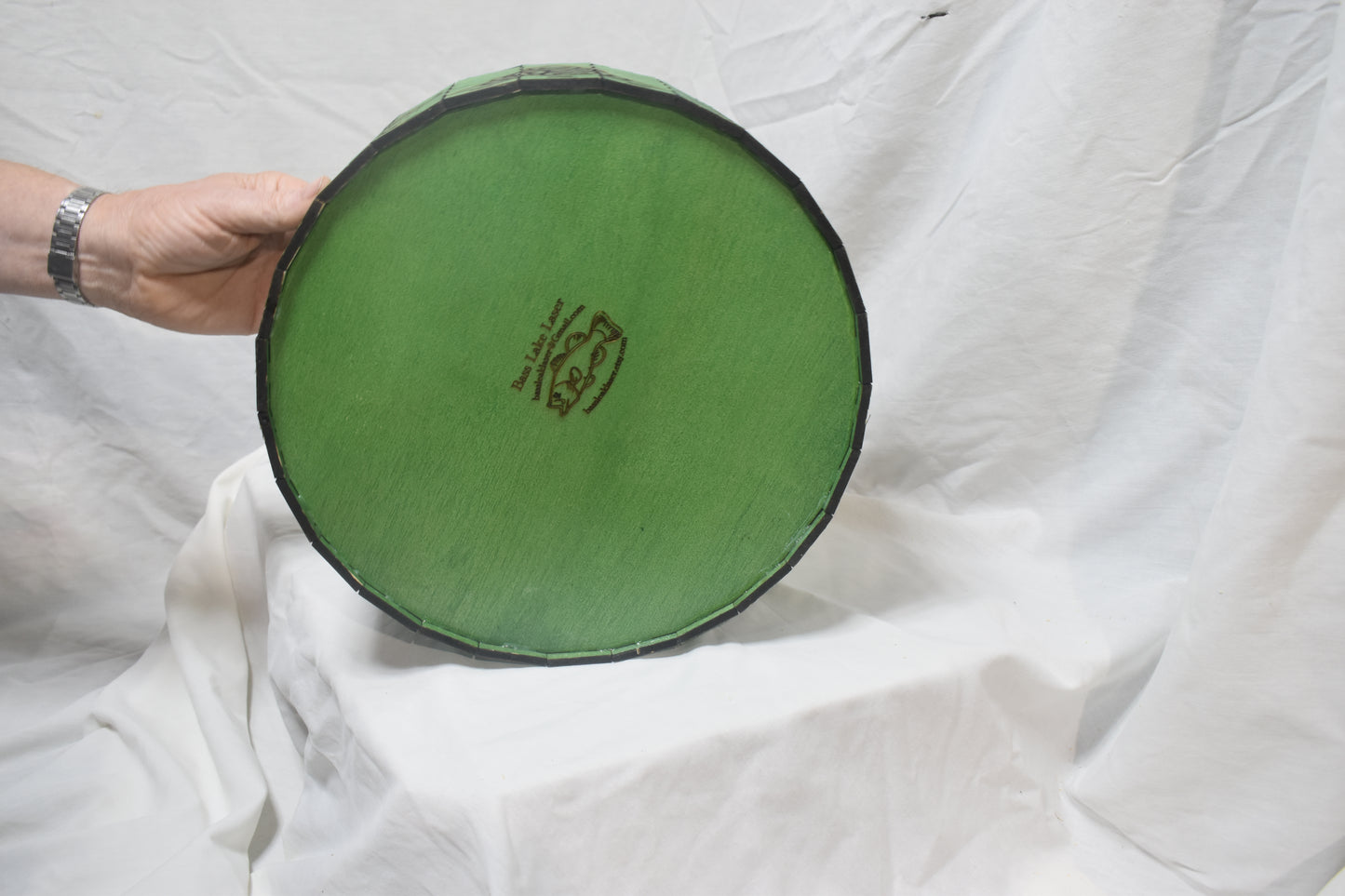 St. Patrick's Day wooden snack bowl