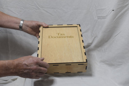 Tax document box