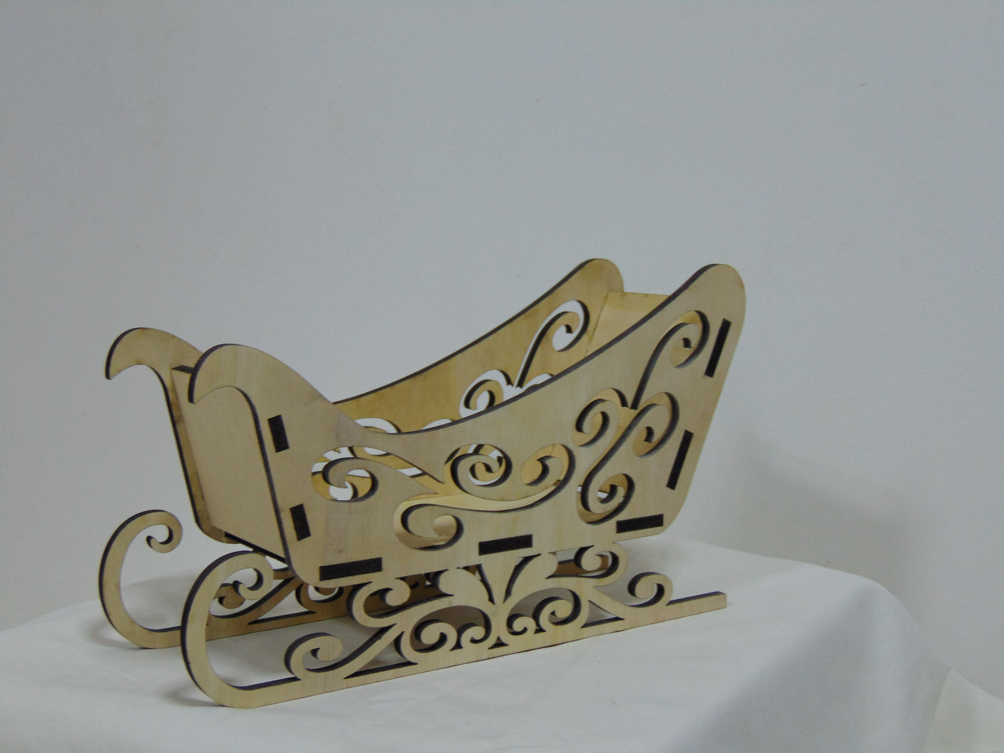 Santa sled candy dish