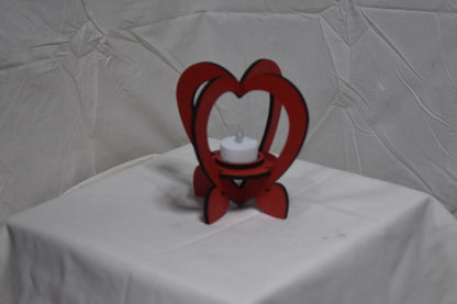 Heart tea light