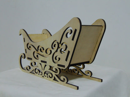 Santa sled candy dish