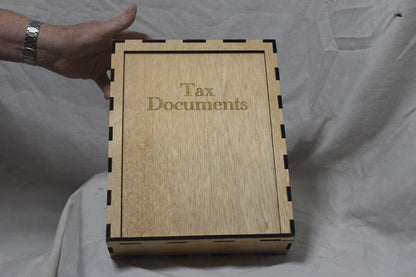 Tax document box