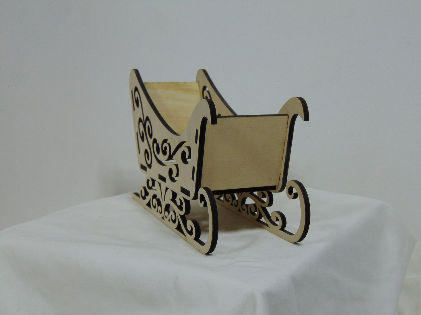 Santa sled candy dish