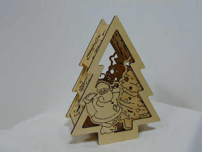 Christmas tree tea light