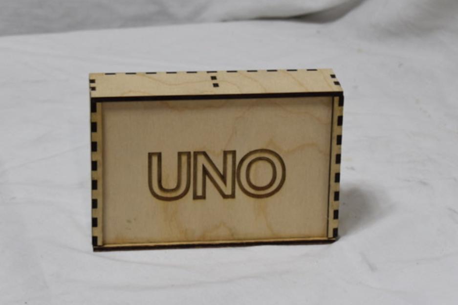 Uno two deck card box