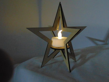 Star tea light