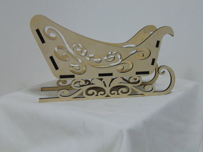 Santa sled candy dish