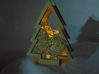 Christmas tree tea light