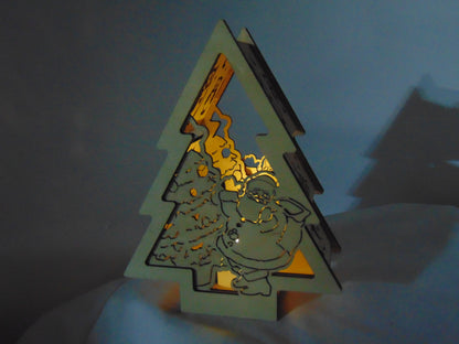 Christmas tree tea light