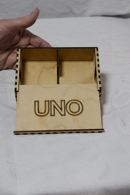 Uno two deck card box