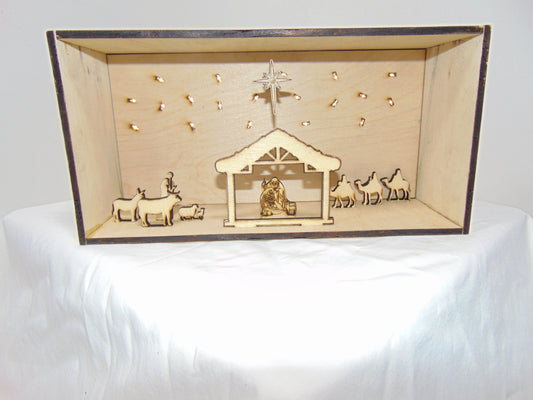 Nativity scene,