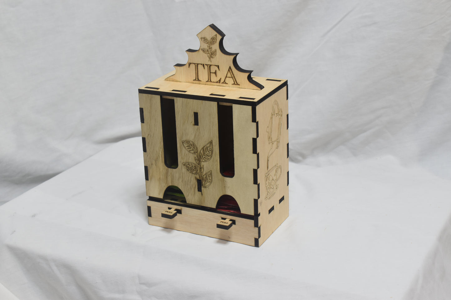 Two column tea dispenser