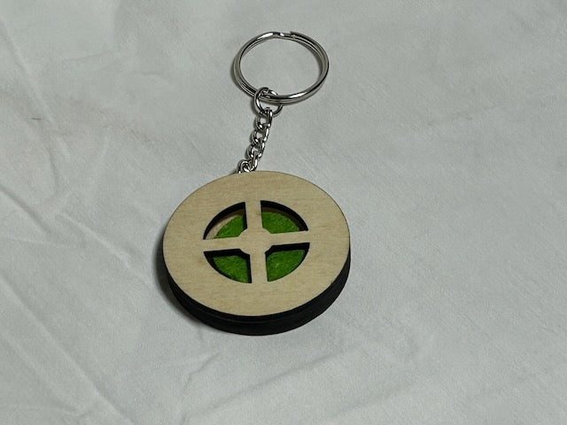 Keychain air freshener